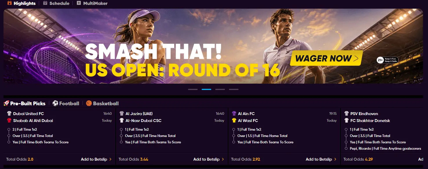Sportsbook, Casino and Live Gaming